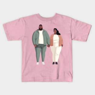 black couple Kids T-Shirt
